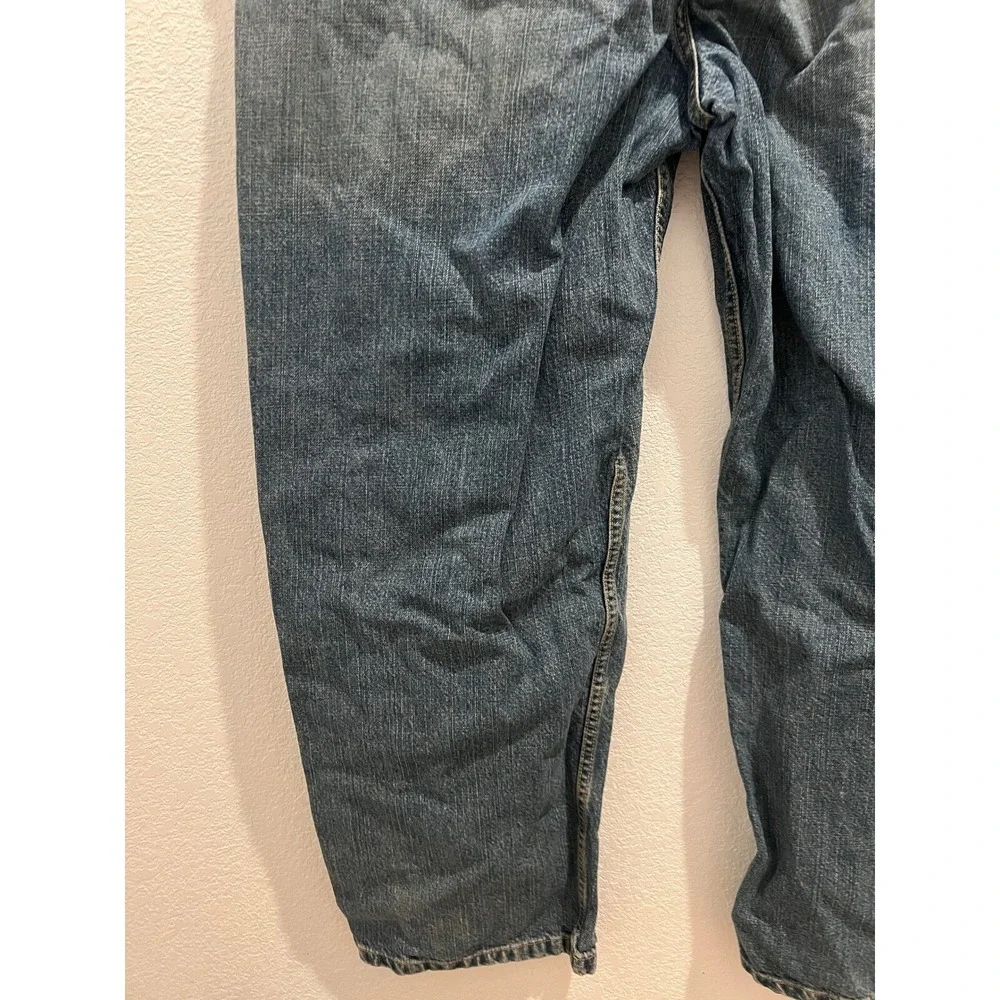 Vintage Polo Jeans Co. Jeans Mens 50x30 Loose Fit Straight Streetwear Denim Blue